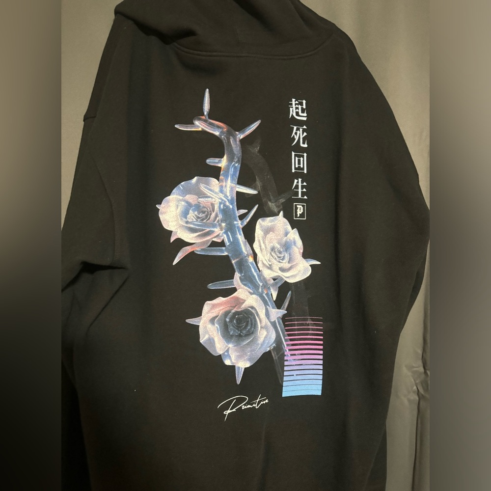 Primitive Chrome Rose Hoodie